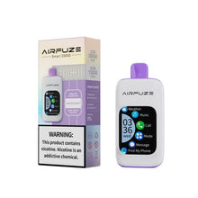 Load image into Gallery viewer, Grape Burst Airfuze Smart 30000 Disposable Vape
