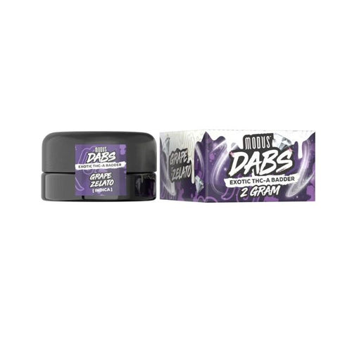 Grape Zelato Indica Modus Exotic THCA Badder 2 Gram Dabs