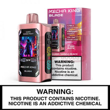 Load image into Gallery viewer, Guava Mango Peach Mecca King Blade Vape 25000

