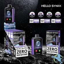 Load image into Gallery viewer, Hello Synix Zero Nicotine Disposable 30000 30K
