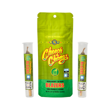 Load image into Gallery viewer, Huckleberry + Og Kush (Hybrid) Cheech &amp; Chong’s Blazers Thca + Hhc 1gm 2pk Pre Rolls
