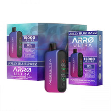 Load image into Gallery viewer, Jolly Blue Razz ARRO - Ultra Zero 0% Nicotine Disposable Vapes
