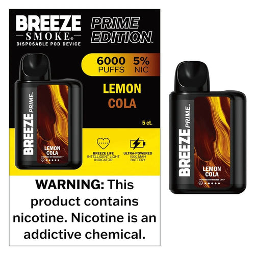 Lemon Cola Breeze Prime Disposable Vape