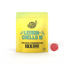 Load image into Gallery viewer, Lemon Chello10 Cookies Lemonade Gummies 10CT
