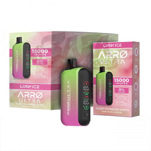 Load image into Gallery viewer, Lush Ice ARRO - Ultra Zero 0% Nicotine Disposable Vapes
