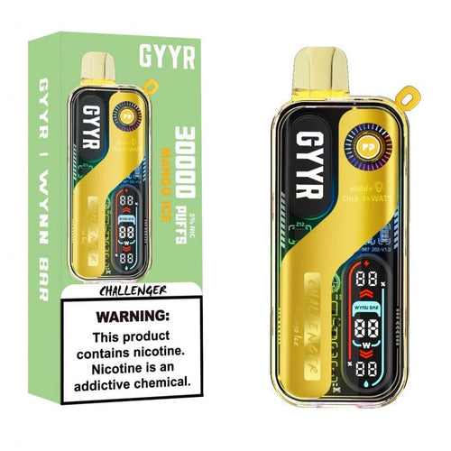 Mango Ice Wynnn Bar x Gyyrr Challenger 30000 Disposable Vape