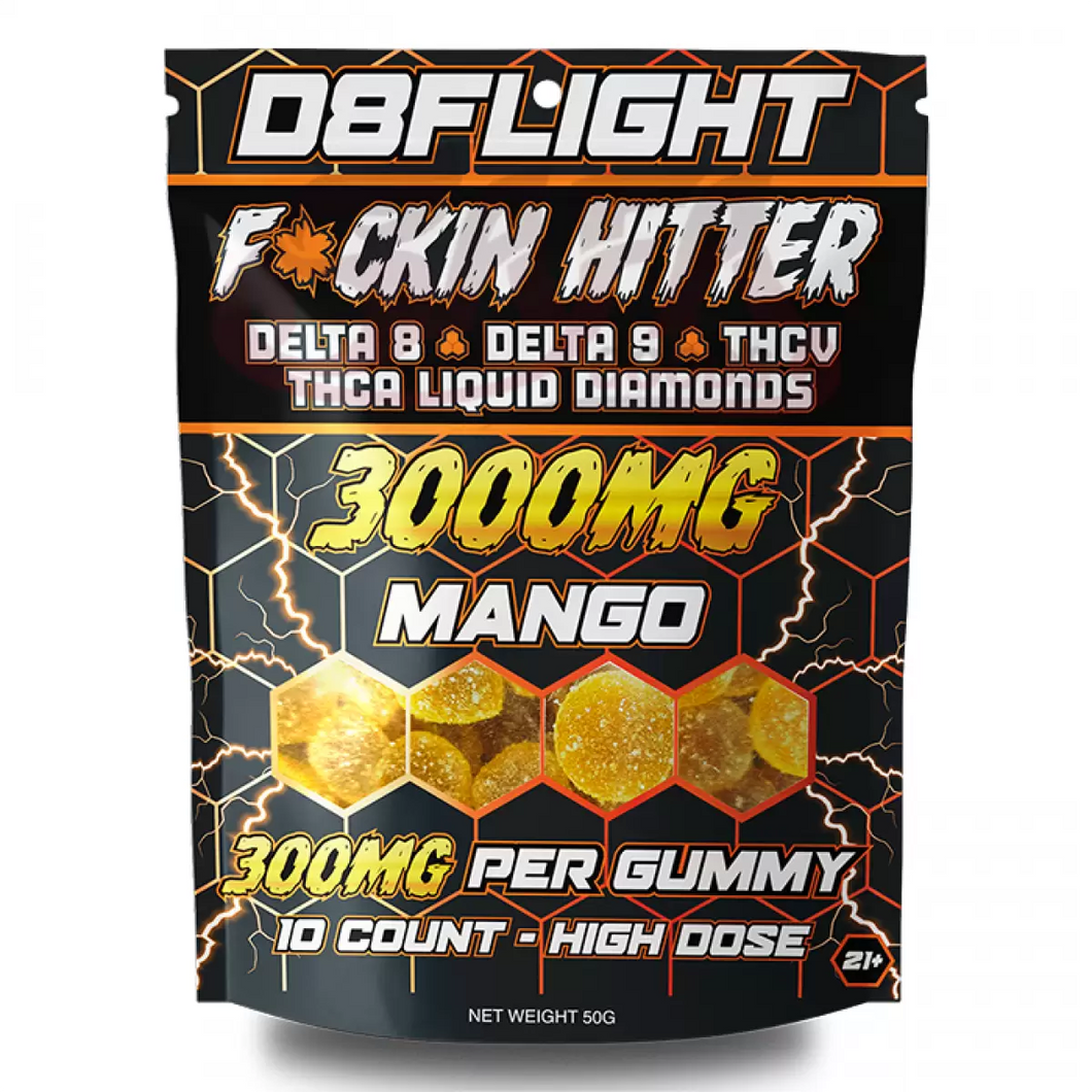 D8Flight F-ckin Hitter Gummies 3000mg
