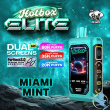 تحميل الصورة إلى عارض المعرض، Miami Mint Hotbox Elite Disposable Vape upto 50K
