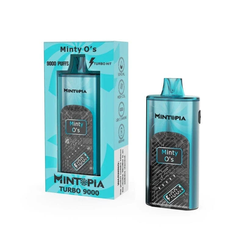 Minty O's (Now Minty O's Turbo 9000) Will come with 9000 Puffs Mintopia 6000 Vape