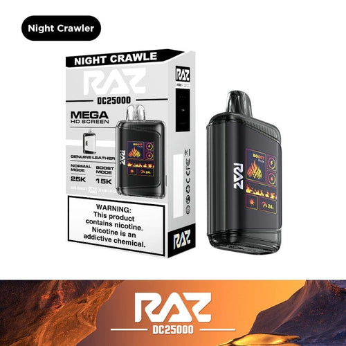 Night Crawler Raz DC25000 Puff Disposable Vape