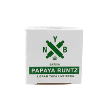 Load image into Gallery viewer, Papaya Runtz - Sativa NYB Dabs THCA 1G
