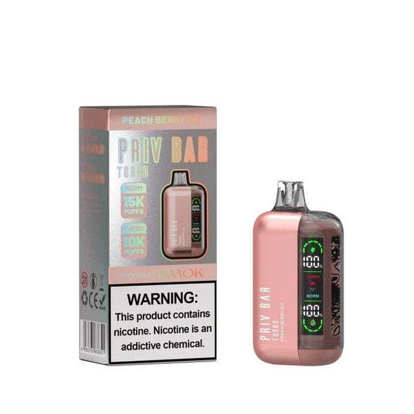 Peach Berry Ice Priv Bar Turbo Disposable Smok | $16.99