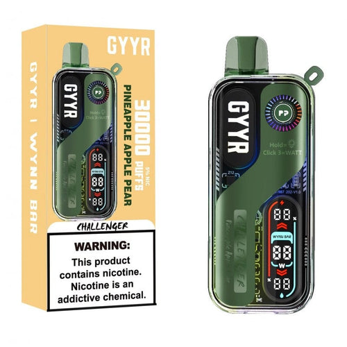 Pineapple Apple Pear Wynnn Bar x Gyyrr Challenger 30000 Disposable Vape