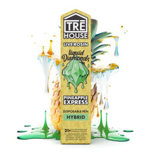 Load image into Gallery viewer, Pineapple Express - Hybrid Trehouse Disposable Liquid Diamonds Live Rosin 2G
