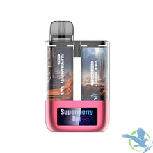 Load image into Gallery viewer, Pink Burst Supermerry Bar 25K Puffs 2 x 15ML Disposable Vape Device With Dual Tank &amp; HD Screen Animation
