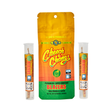 Load image into Gallery viewer, Platinum Og Super Lemon Haze Cheech &amp; Chong’s Blazers Thca + Hhc 1gm 2pk Pre Rolls
