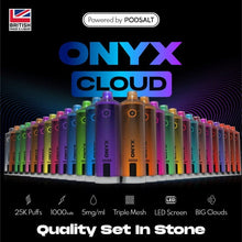 Cargar imagen en el visor de la galería, PodSalt Onyx Cloud Disposable Vape 25K
