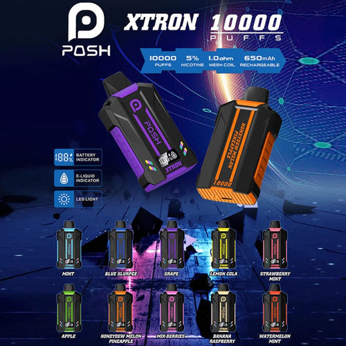 Grape Posh Xtron 10000 Disposable Vape