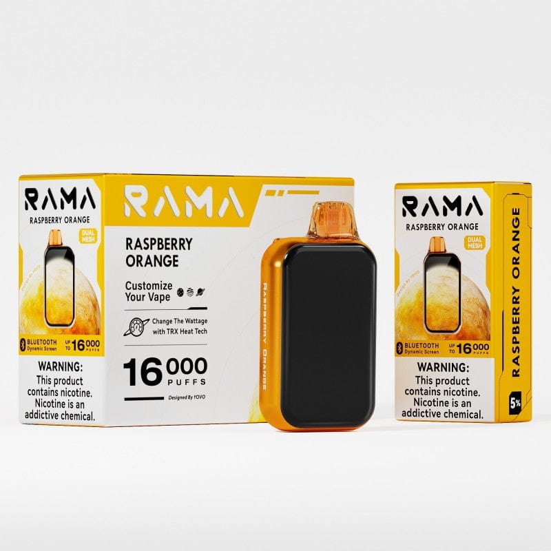 Raspberry Orange Rama 16000 Disposable Vape
