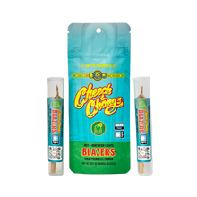 Load image into Gallery viewer, Rs11 + Northern Lights (Indica) Cheech &amp; Chong’s Blazers Thca + Hhc 1gm 2pk Pre Rolls
