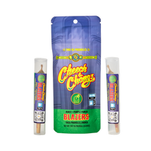 Load image into Gallery viewer, Runtz Purple Punch Indica Cheech &amp; Chong’s Blazers Thca + Hhc 1gm 2pk Pre Rolls
