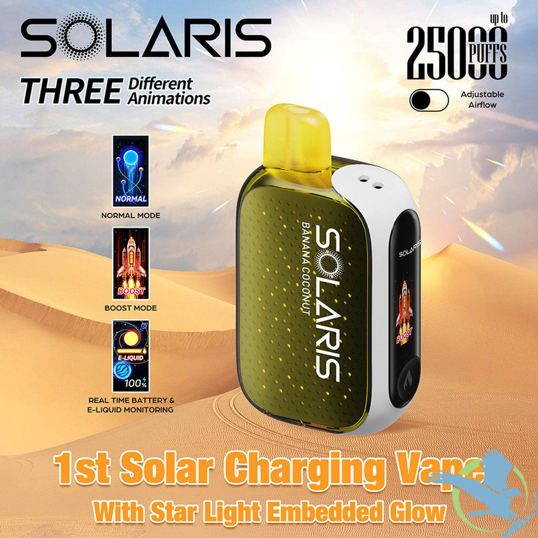 Banana Coconut SOLARIS Vape 25k (Solar Charging Disposable)