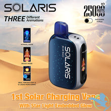 Load image into Gallery viewer, Blue Razz SOLARIS Vape 25k (Solar Charging Disposable)
