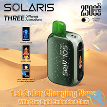 Load image into Gallery viewer, Cool Mint SOLARIS Vape 25k (Solar Charging Disposable)
