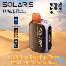 Load image into Gallery viewer, Peach Berries SOLARIS Vape 25k (Solar Charging Disposable)
