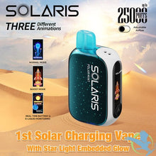 Load image into Gallery viewer, Polar Mint SOLARIS Vape 25k (Solar Charging Disposable)
