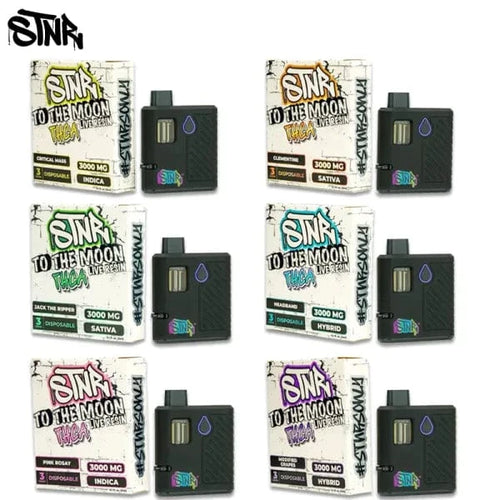 STNR To The Moon Live Resin Disposable Vape 3gm