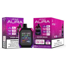 تحميل الصورة إلى عارض المعرض، Sakura Grape Air Bar Aura Disposable Vape 25000
