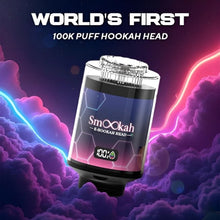 تحميل الصورة إلى عارض المعرض، Smookah Disposable Hookah Head 2 in 1 Vape 100K Puffs 160ML
