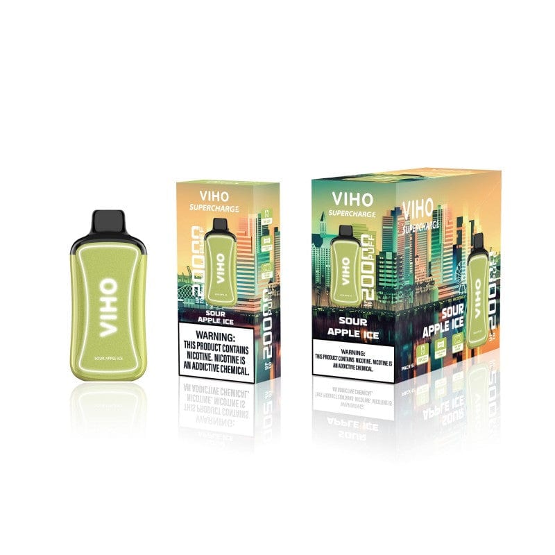 Sour Apple Ice VIHO Supercharge 20K Disposable Vape