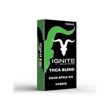 Load image into Gallery viewer, Sour Apple Ice Hybrid Ignite Disposable 7gm THCA
