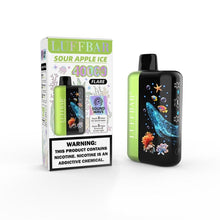 Load image into Gallery viewer, Sour Apple Ice Luffbar Flare 40K Disposable Vape
