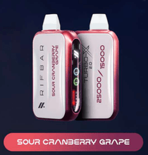 Load image into Gallery viewer, Sour Cranberry Grape Rifbar Turbo X Disposable 25000
