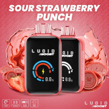 Load image into Gallery viewer, Sour Strawberry Punch Lucid Boost Vape
