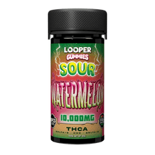 Load image into Gallery viewer, Sour Watermelon Looper Gummies THCA 10,000 Mg
