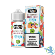 Load image into Gallery viewer, Southern Peach Double Delight Ice / 0 MG Fruision Juice Co E-Liquid 100ML
