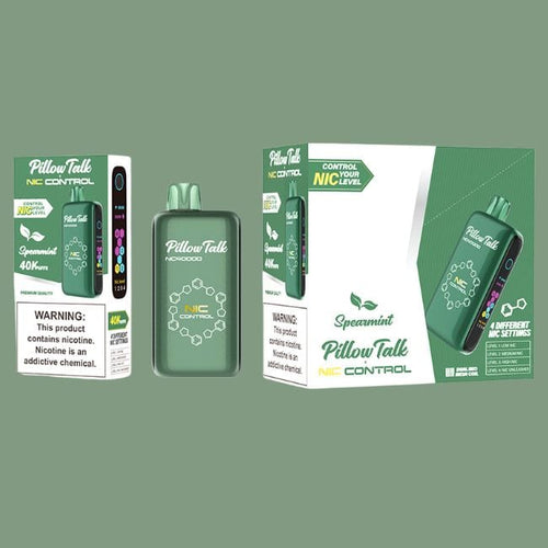 Spearmint Pilloww Talk Nic Control 40000 Disposable Vape