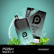 Load image into Gallery viewer, Spearmint Posh Max Disposable 2.0 5200 Puffs Vape
