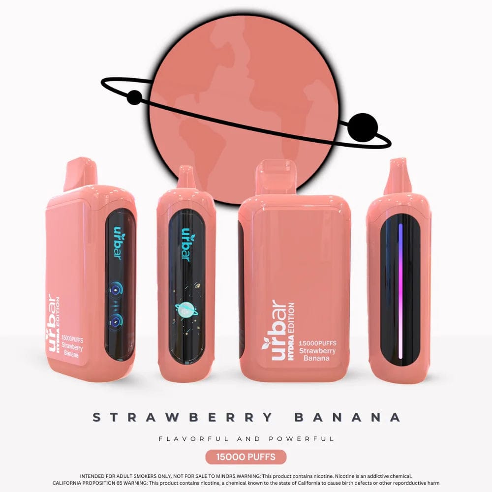 Strawberry Banana Urbar Hydra Edition 15000 Puffs Disposable Vape