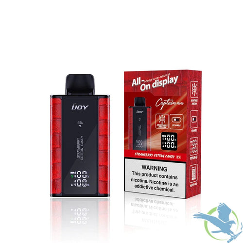 Strawberry Cotton Candy iJoy Captain 10000 Disposable Vape