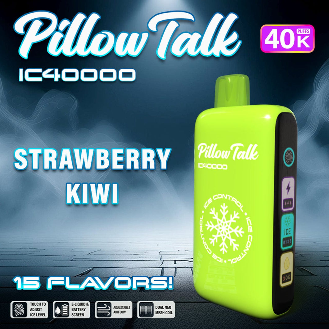 Strawberry Kiwi Pillow Talk Ice Control 40K Disposable Vape