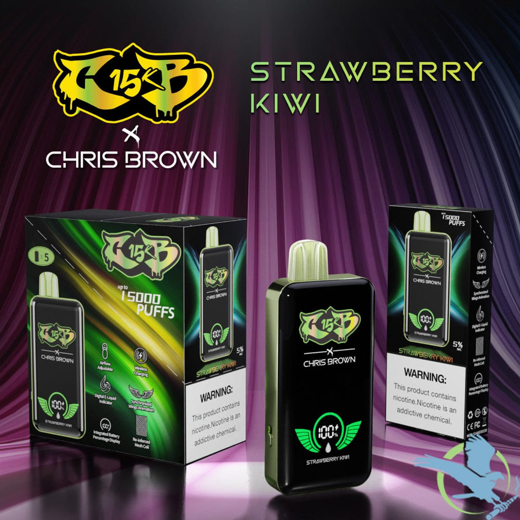 Strawberry Kiwi CB15K x Chris Brown Disposable Vape 15000