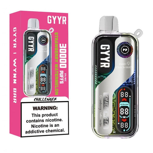 Strawberry Watermelon Wynnn Bar x Gyyrr Challenger 30000 Disposable Vape