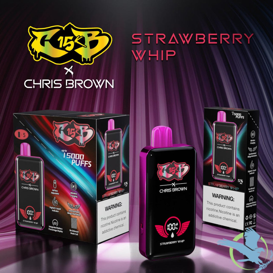 Strawberry Whip CB15K x Chris Brown Disposable Vape 15000
