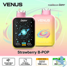 Load image into Gallery viewer, Strawberry B-Pop Ijoy Venus 25000 Disposable Vape
