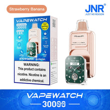 Load image into Gallery viewer, Strawberry Banana JNR VapeWatch Disposable 30K
